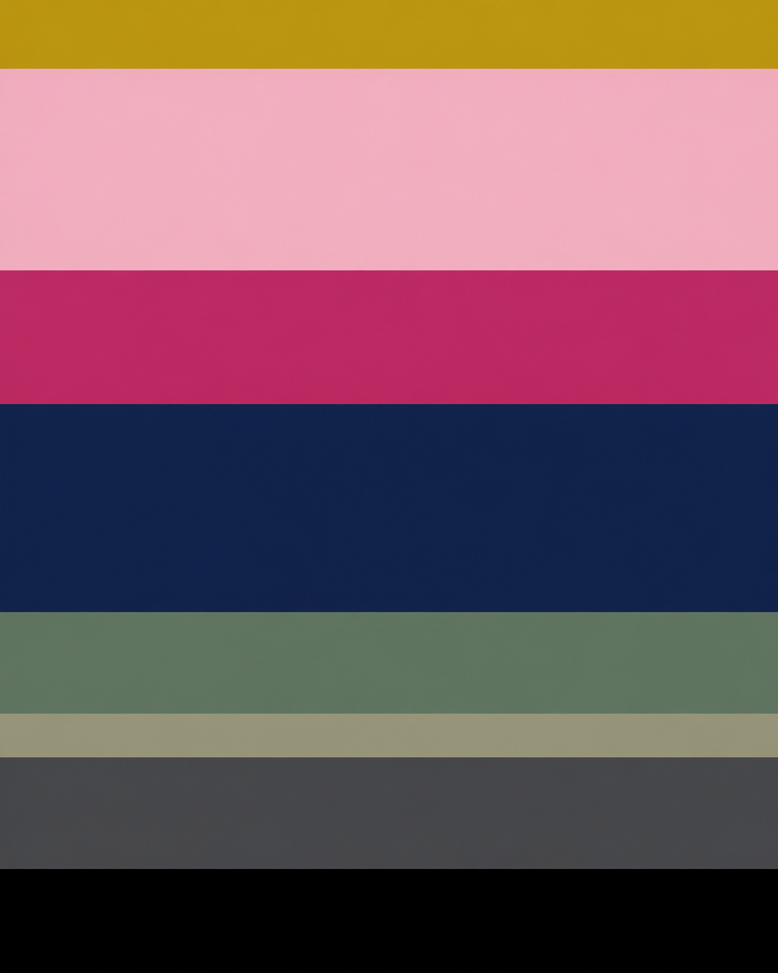 A Very Blooming Winter approved colour palette