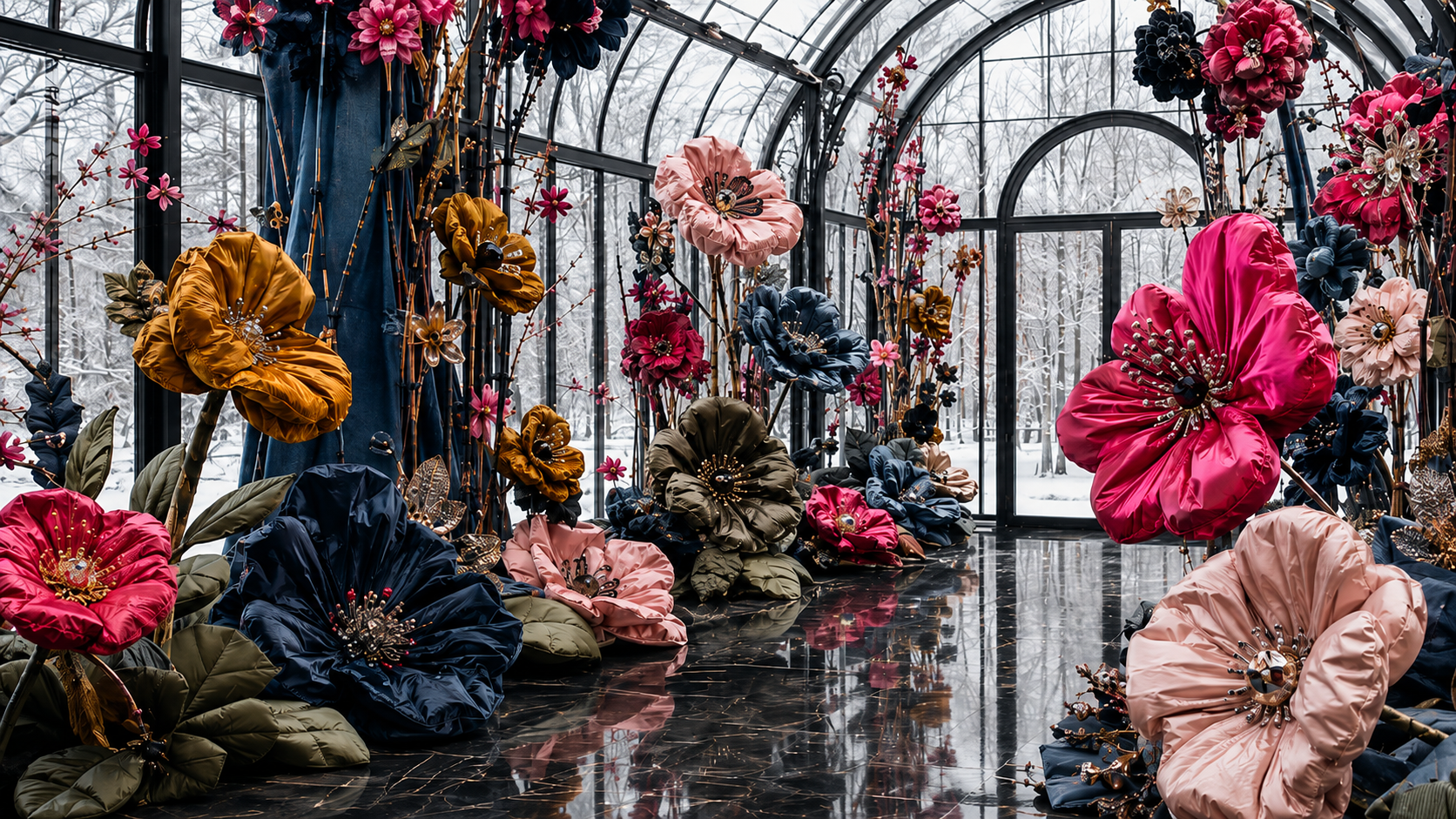 A Very Blooming Winter floral winter atmosphere