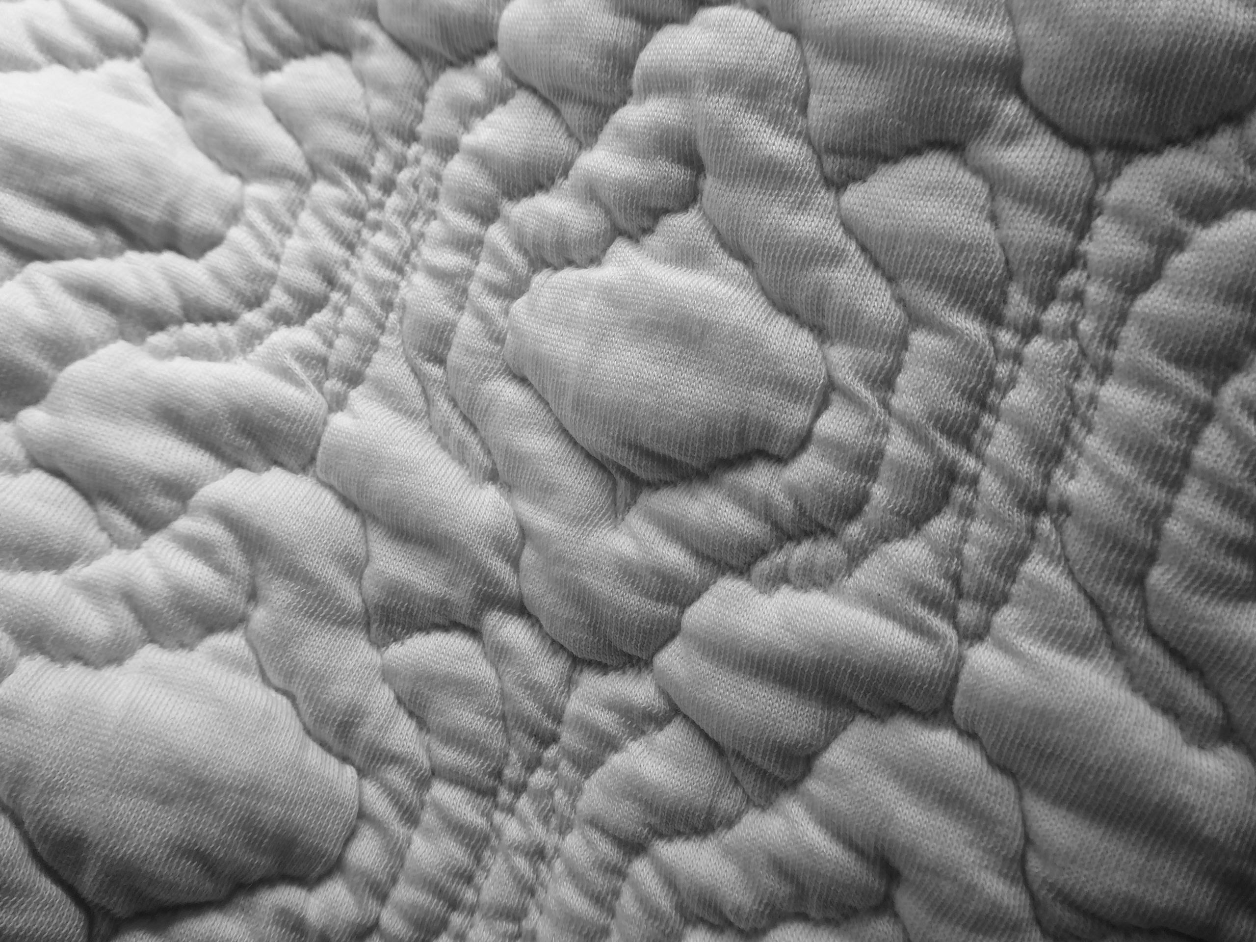 Matelassé stitch detail