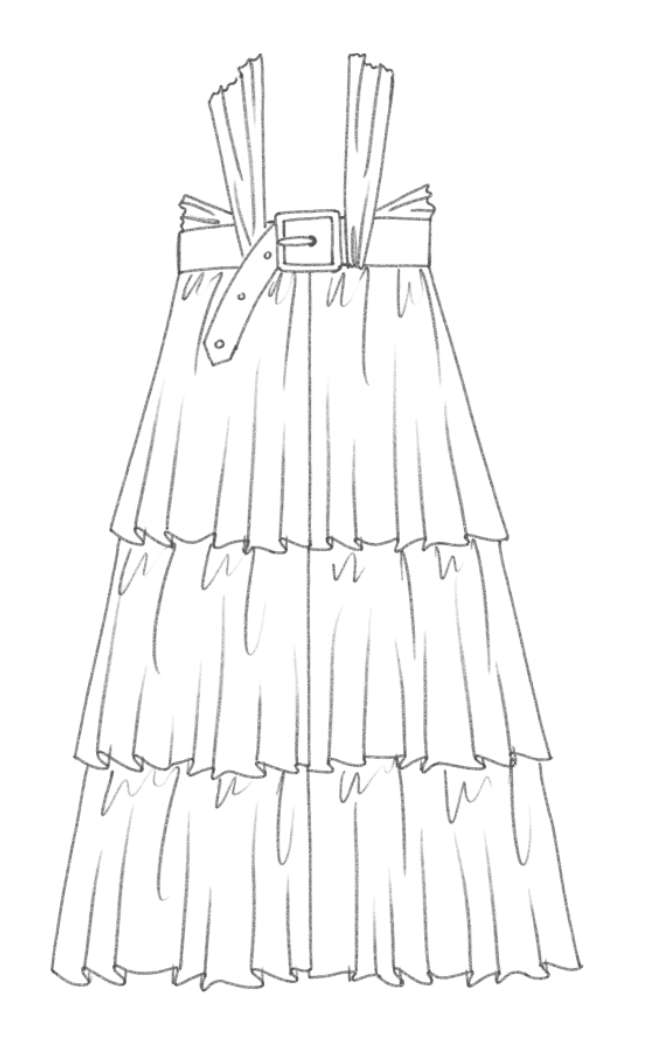 Tiered top technical front