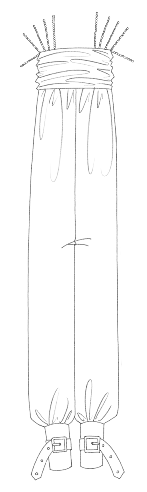 Empire jumpsuit technical front